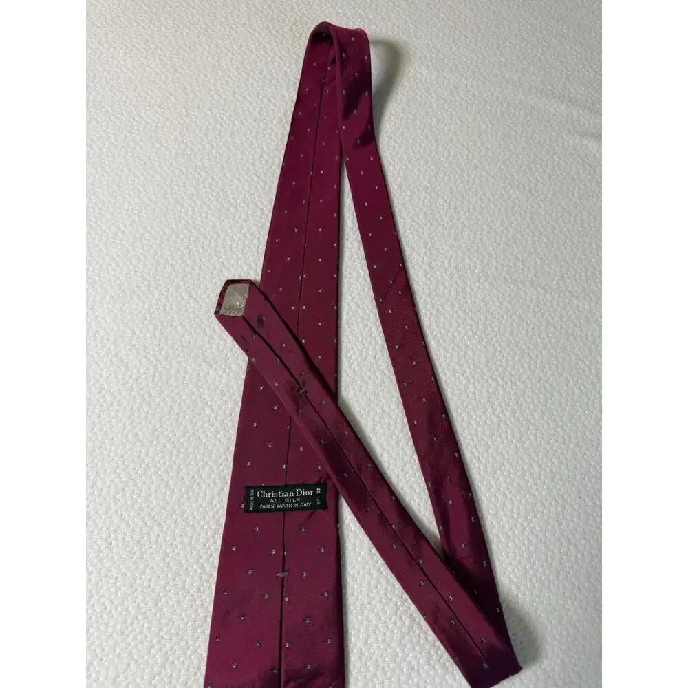 Designer Christian Dior Silk Men's Necktie‎ Made in USA  58x3